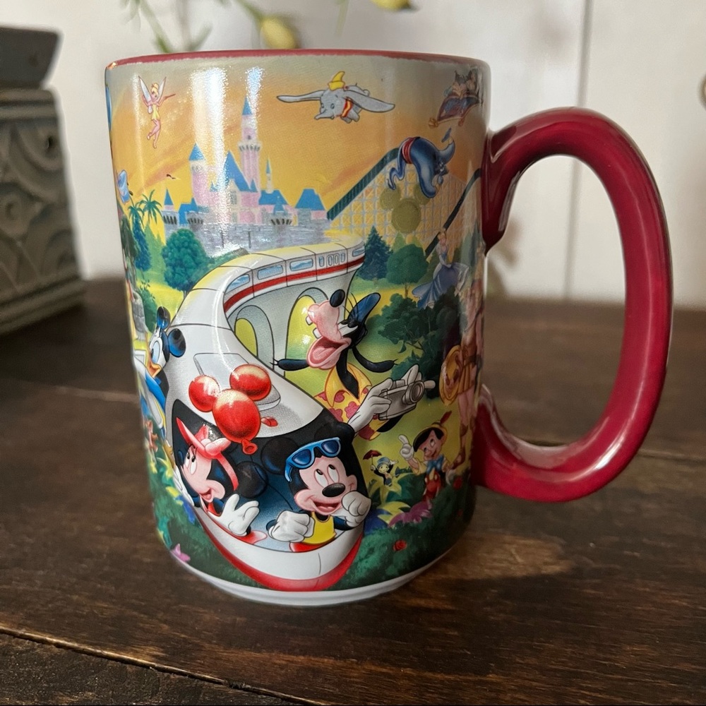 Disneyland 3D Monorail & Characters Mug